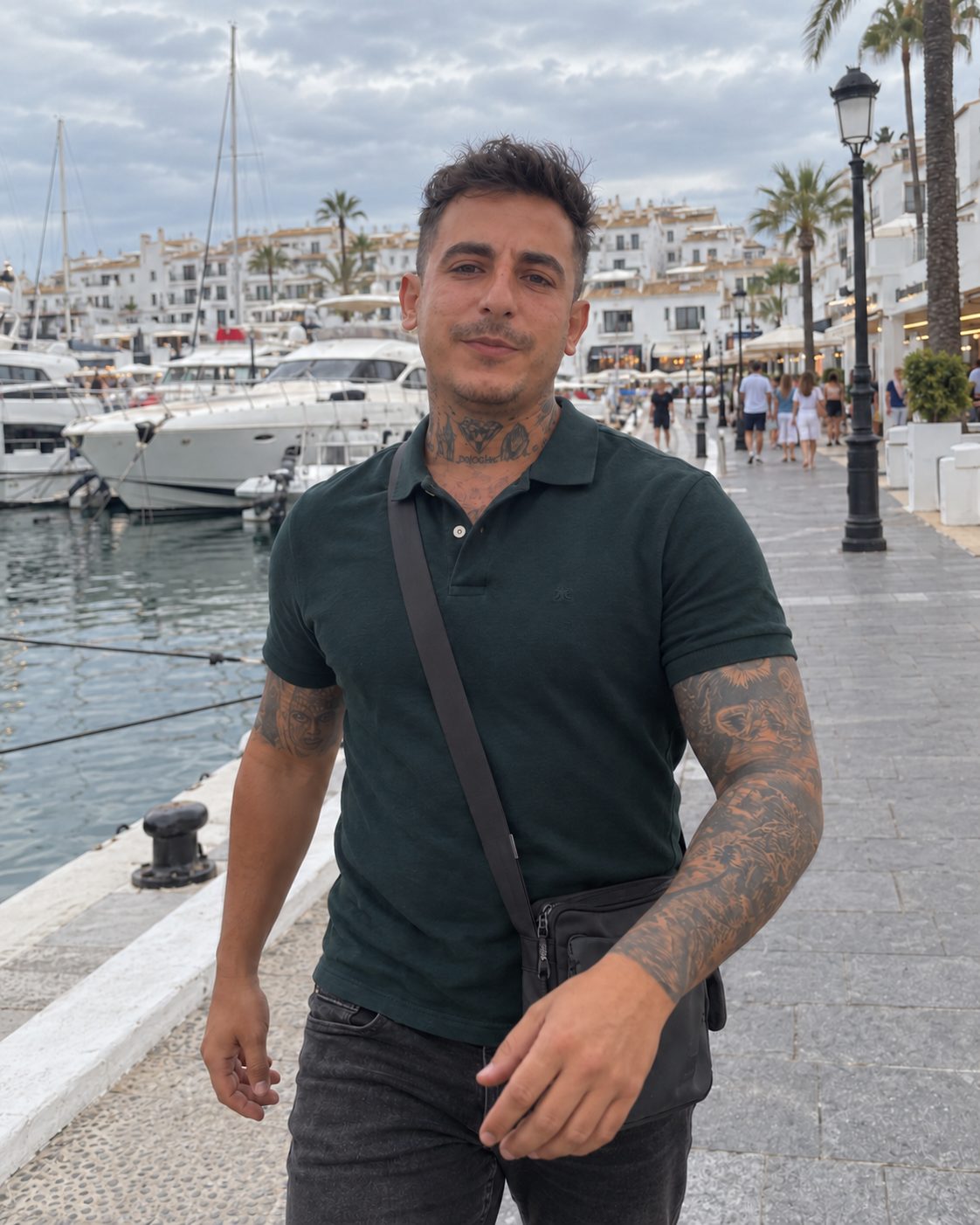 Ibrael junto al puerto